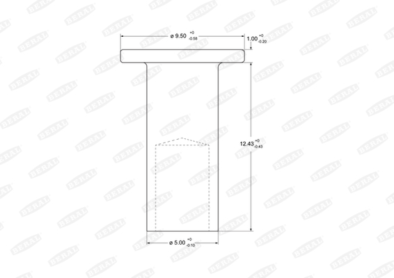 Nit, material frictiune saboti frana 93234 BERAL