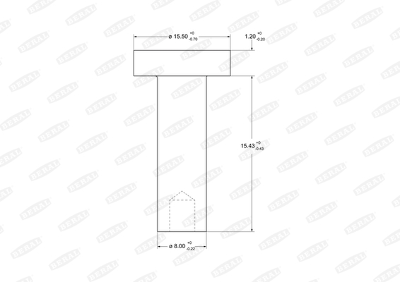 Nit, material frictiune saboti frana 93251 BERAL