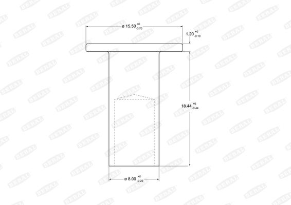 Nit, material frictiune saboti frana 93252 BERAL