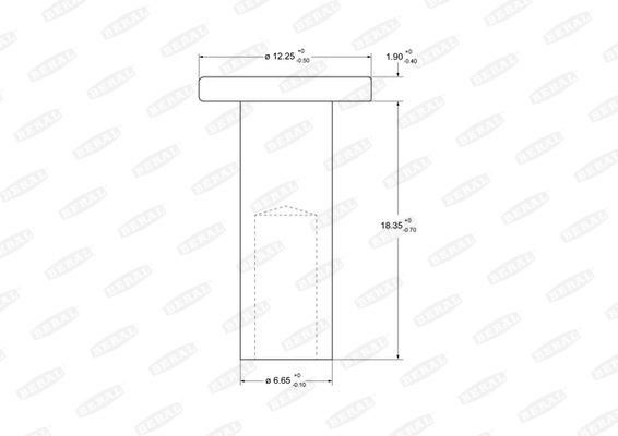 Nit, material frictiune saboti frana 93280 BERAL