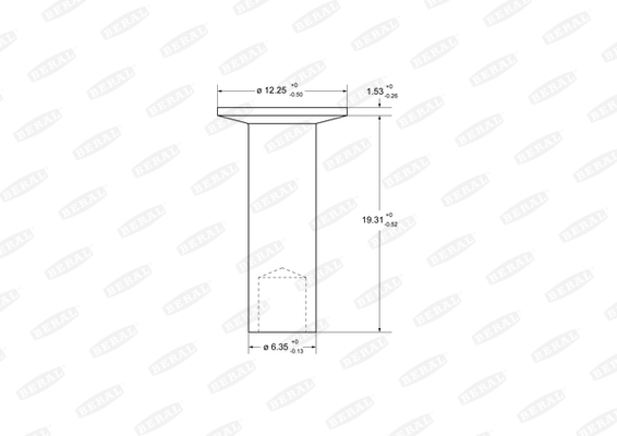 Nit, material frictiune saboti frana 93687 BERAL