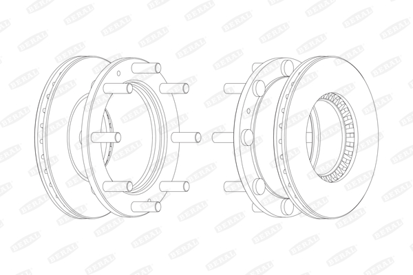 Disc frana BCR107A BERAL