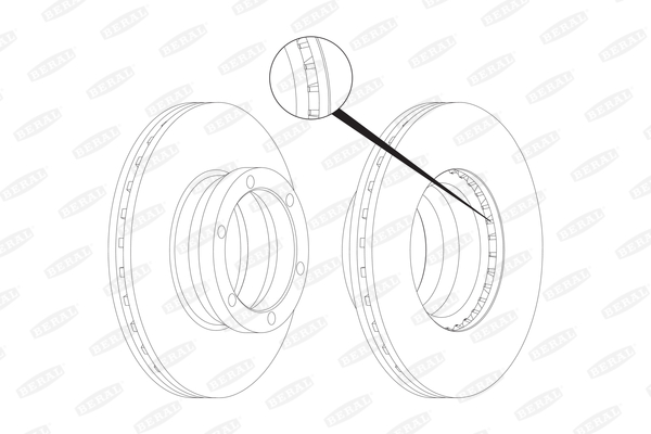 Disc frana BCR130A BERAL