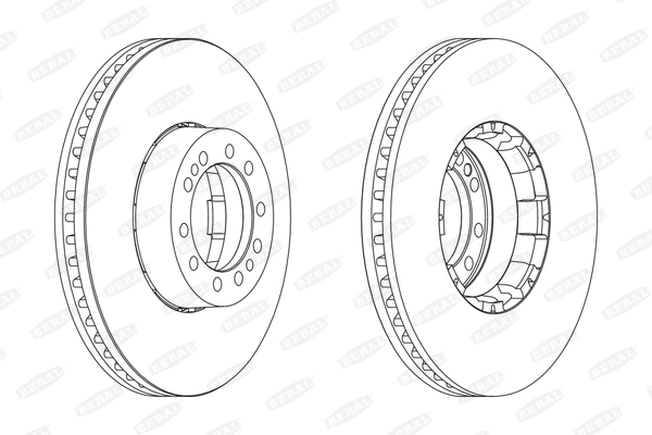 Disc frana BCR134A BERAL