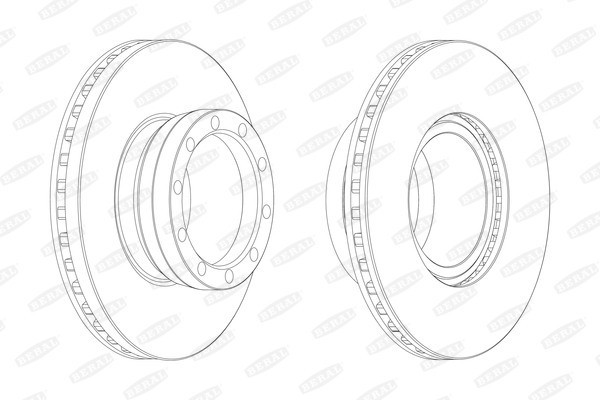 Disc frana BCR143A BERAL