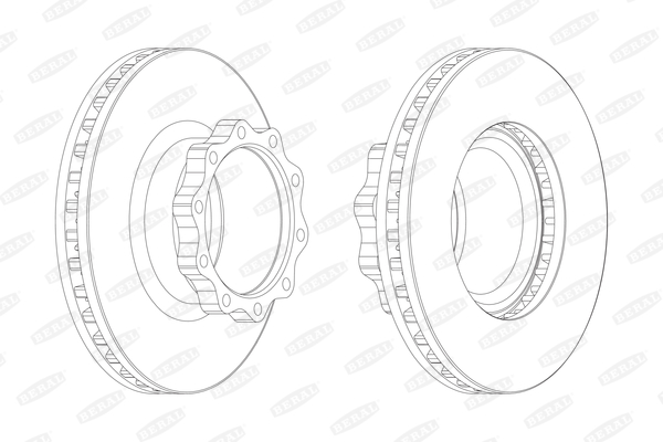 Disc frana BCR147A BERAL