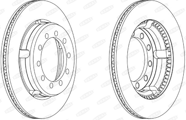Disc frana BCR179A BERAL