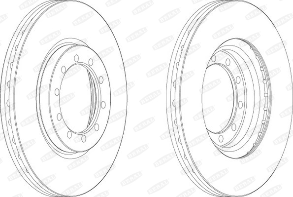 Disc frana BCR182A BERAL