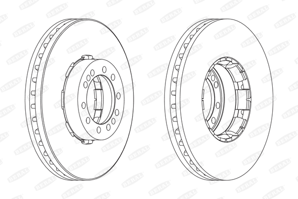 Disc frana BCR185A BERAL