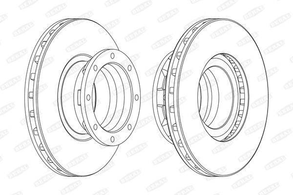 Disc frana BCR187A BERAL