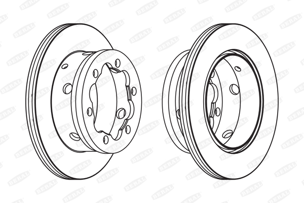 Disc frana BCR191A BERAL