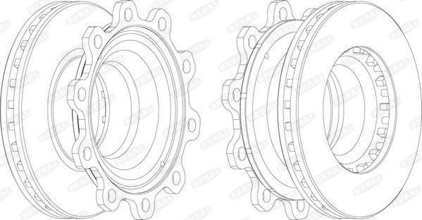 Disc frana BCR193A BERAL