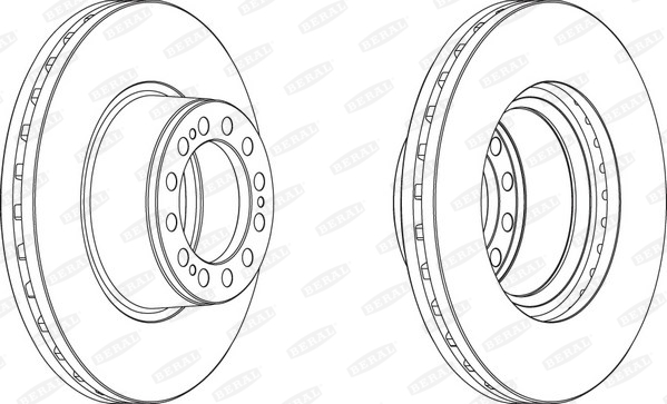 Disc frana BCR201A BERAL