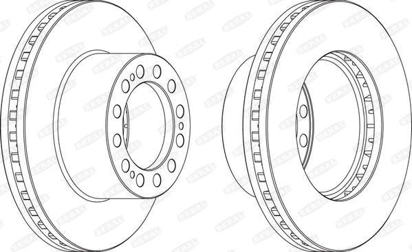 Disc frana BCR204A BERAL
