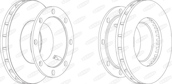 Disc frana BCR206A BERAL