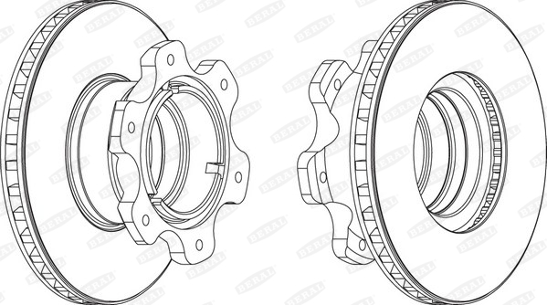 Disc frana BCR208A BERAL