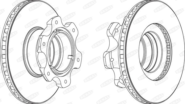 Disc frana BCR209A BERAL