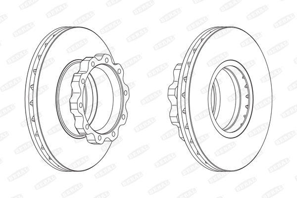 Disc frana BCR215A BERAL