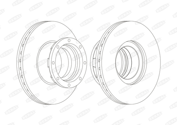 Disc frana BCR216A BERAL