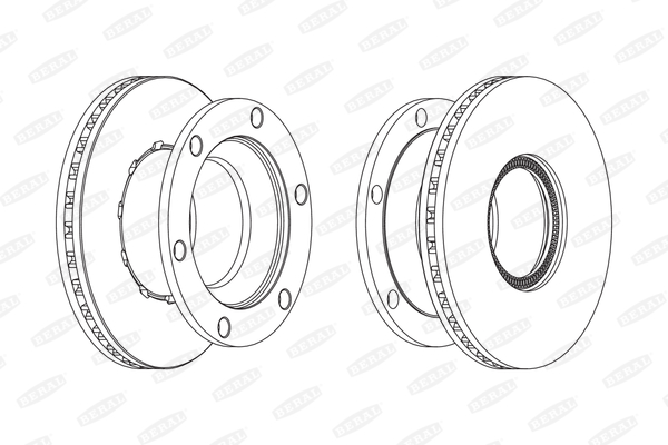 Disc frana BCR219A BERAL