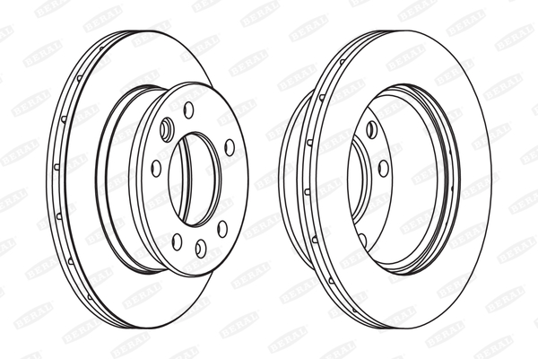 Disc frana BCR228A BERAL