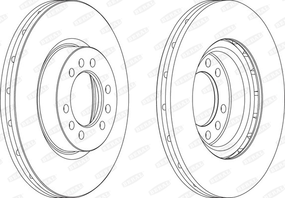Disc frana BCR235A BERAL