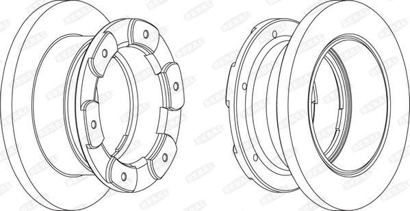 Disc frana BCR236A BERAL