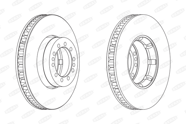 Disc frana BCR242A BERAL