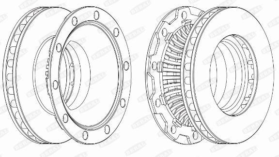 Disc frana BCR252A BERAL