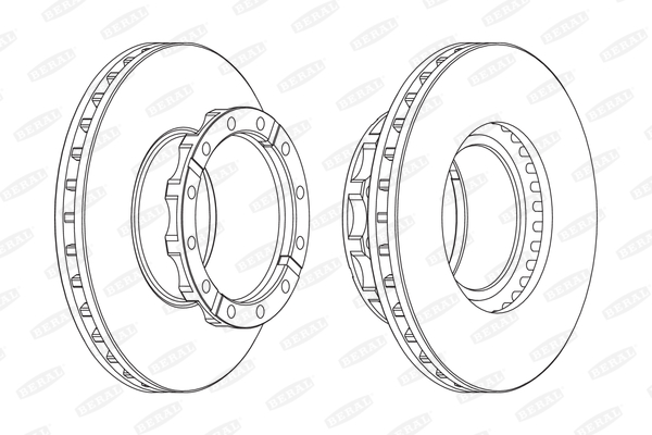 Disc frana BCR254A BERAL