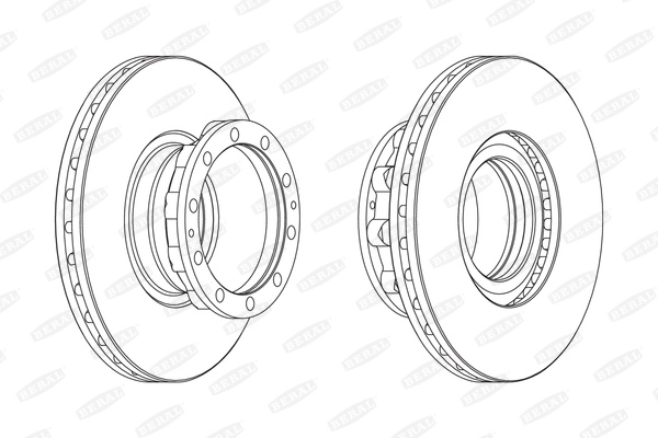 Disc frana BCR272A BERAL