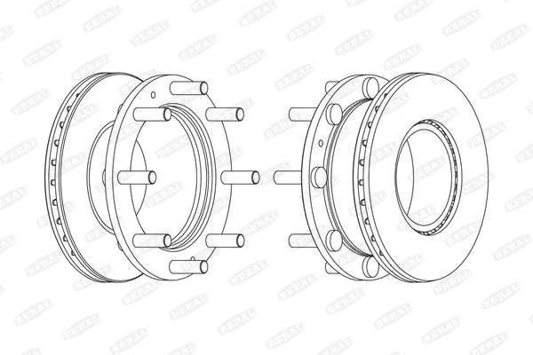 Disc frana BCR307A BERAL
