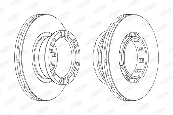 Disc frana BCR318A BERAL