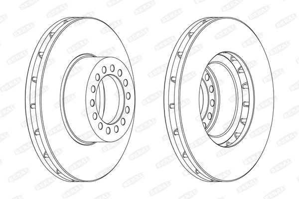 Disc frana BCR319A BERAL