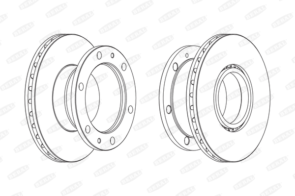 Disc frana BCR322A BERAL
