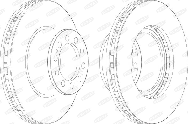 Disc frana BCR323A BERAL