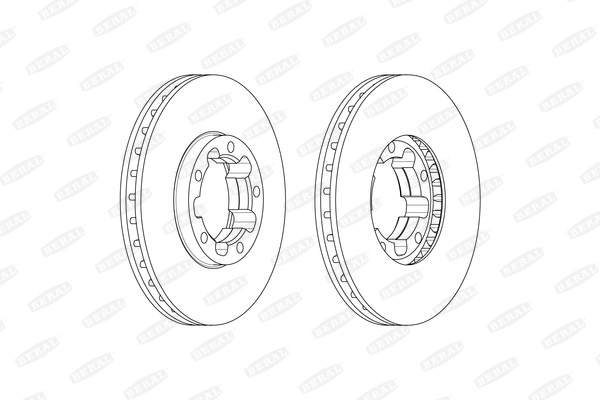 Disc frana BCR326A BERAL
