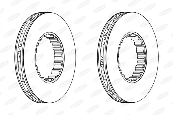 Disc frana BCR328A BERAL