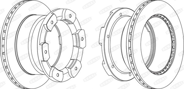 Disc frana BCR332A BERAL