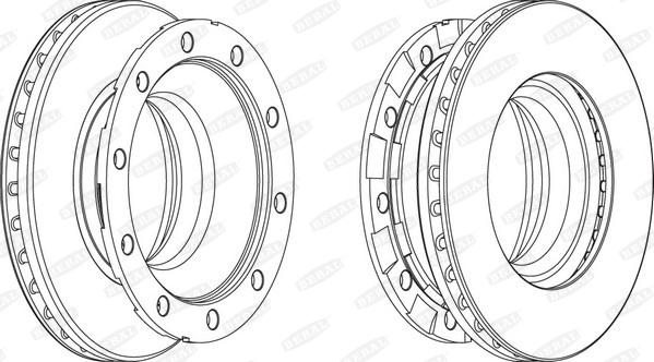 Disc frana BCR336A BERAL