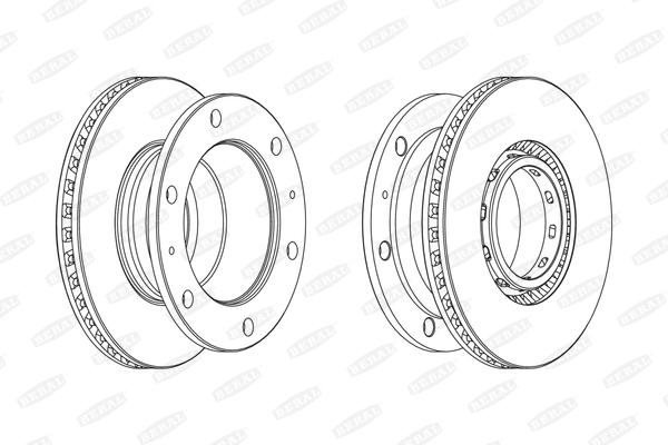 Disc frana BCR342A BERAL