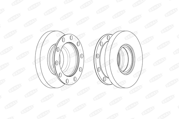 Disc frana BCR344A BERAL