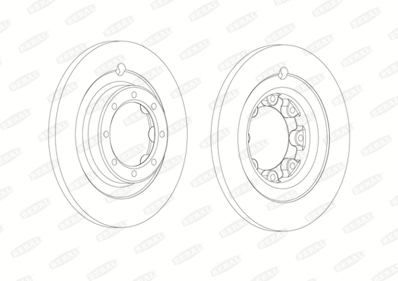 Disc frana BCR366A BERAL