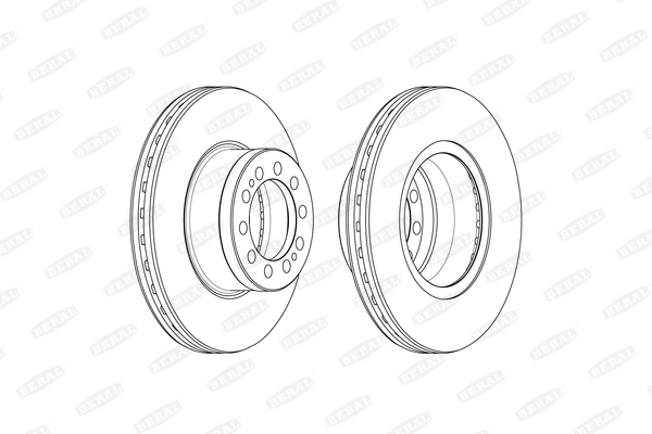 Disc frana BCR372A BERAL