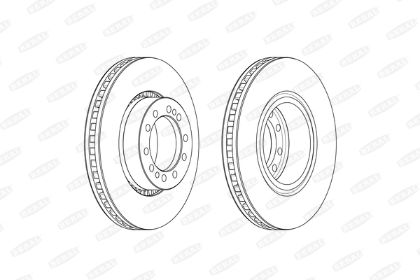 Disc frana BCR374A BERAL