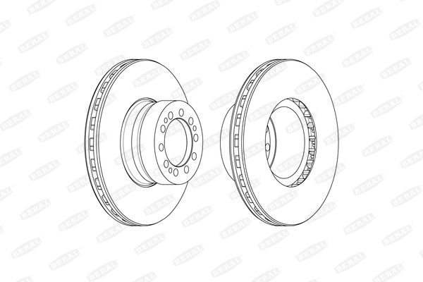Disc frana BCR376A BERAL
