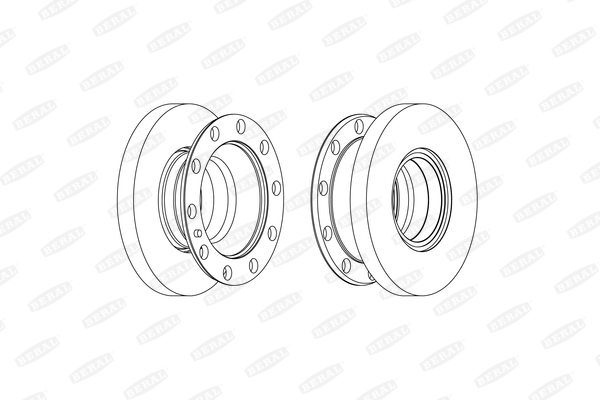 Disc frana BCR377A BERAL