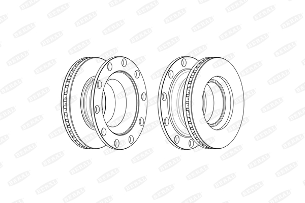 Disc frana BCR378A BERAL