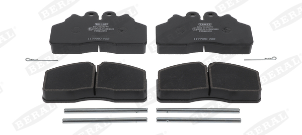Set placute frana,frana disc BCV29256TK BERAL