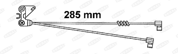 Senzor de avertizare,uzura placute de frana FAI125 BERAL